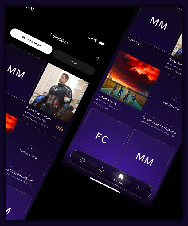 Unlike other platforms, here you’re a curator – not an algorithm. Build collections, earn followers, get known for what you feel, not what you post.