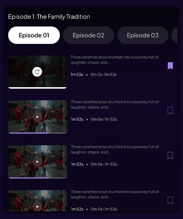 SoTrue turns content into short, swipeable scenes that pull you through the story one cinematic moment at a time.