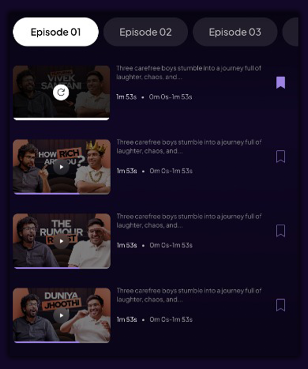 SoTrue turns content into short, swipeable scenes that pull you through the story one cinematic moment at a time.