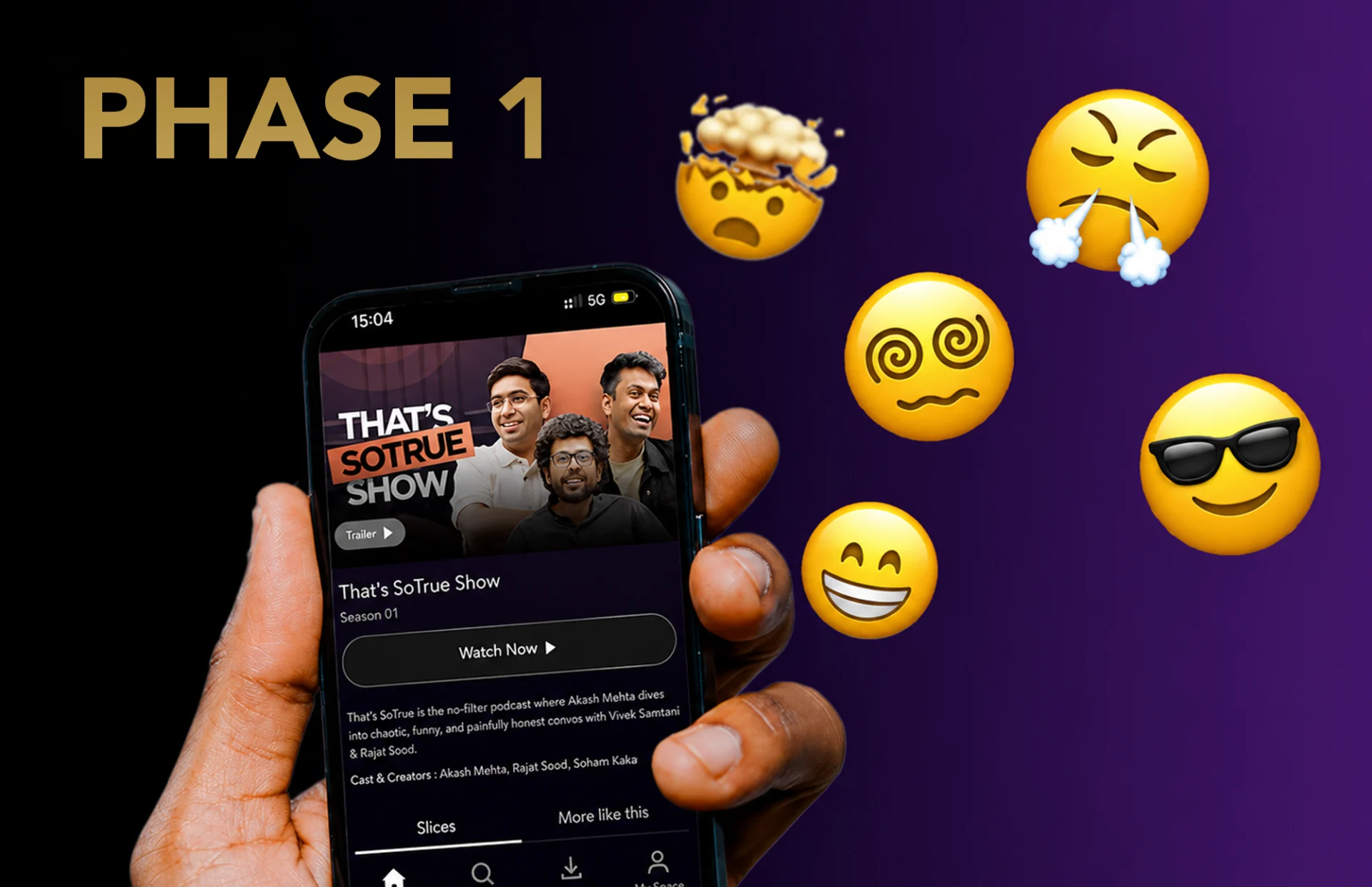 SoTrue blends streaming, social engagement, and rewards into one platform. News drives frequency, entertainment drives depth, while emotions and gamification fuel retention.